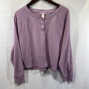 Victorias Secret Lavender/pink Long Sleeves Size L Top‎